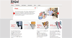 Desktop Screenshot of etiqal.com