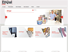 Tablet Screenshot of etiqal.com